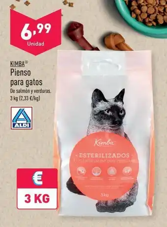 ALDI Pienso para gatos kimba oferta