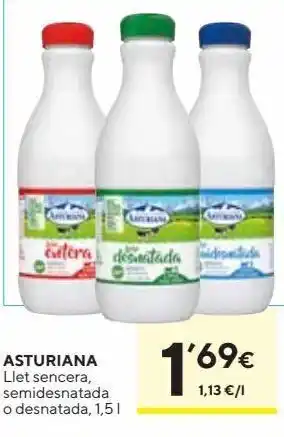 Caprabo Leche asturiana oferta