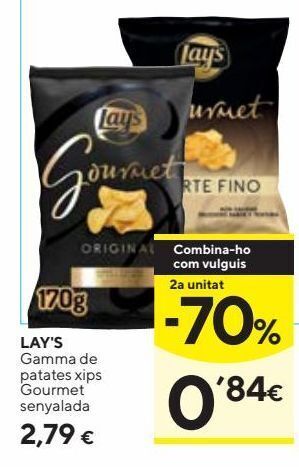 Caprabo Patatas fritas lay's oferta