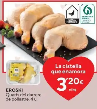 Caprabo Cuartos de pollo oferta