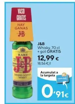 Caprabo Whisky j&b oferta