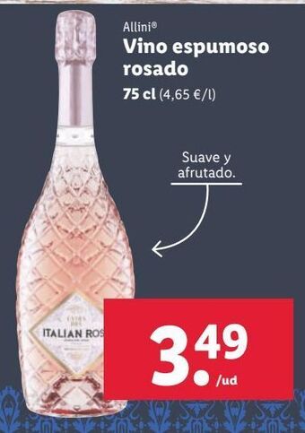Lidl Vino rosado oferta