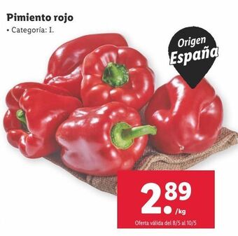 Lidl Pimientos rojos oferta