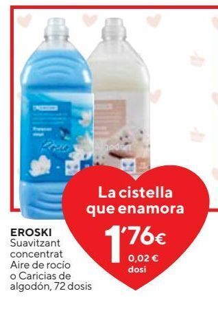 Caprabo Suavizante eroski oferta