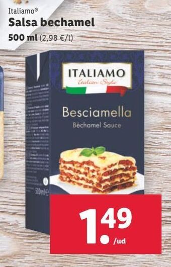 Lidl Bechamel italiamo oferta