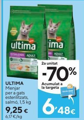 Caprabo Comida para gatos última oferta