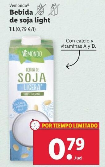 Lidl Bebida de soja oferta