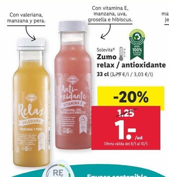Lidl Zumo solevita oferta
