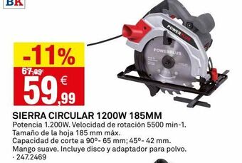 Bricoking Sierra circular oferta