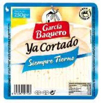 FROIZ Queso garcía baquero tierno ya cortado cuña 250 g oferta