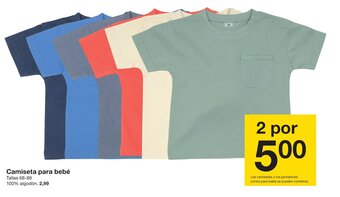 Zeeman Camiseta para bebé oferta