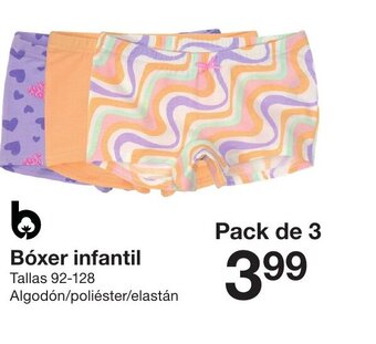 Zeeman Bóxer infantil oferta