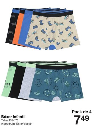 Zeeman Bóxer infantil oferta