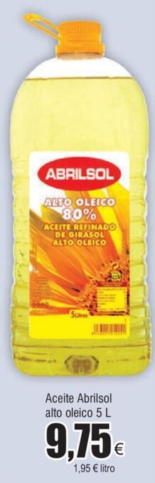 FROIZ Aceite Abrilsol alto oleico 5 L oferta