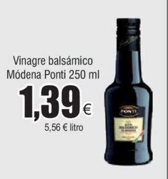 FROIZ Vinagre balsámico Módena Ponti 250 ml oferta