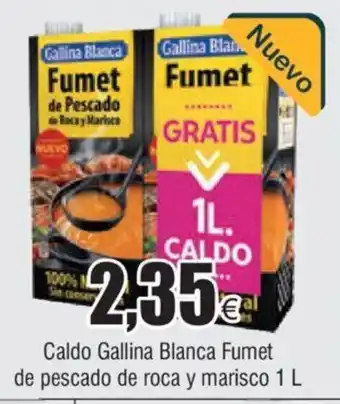 FROIZ Caldo Gallina Blanca Fumet de pescado de roca y marisco 1 L oferta
