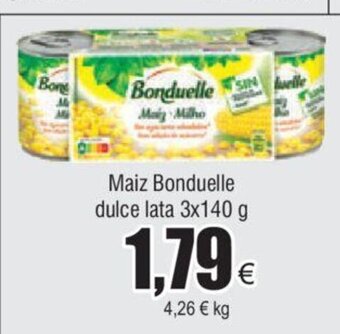 FROIZ Maiz Bonduelle dulce lata 3x140 g oferta