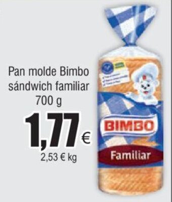 FROIZ Pan molde Bimbo sándwich familiar 700 g oferta