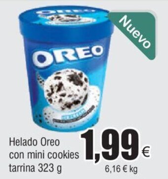FROIZ Helado Oreo con mini cookies tarrina 323 g oferta