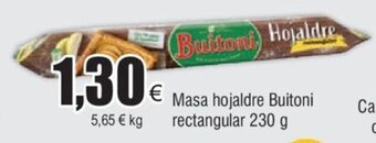 FROIZ Masa hojaldre Buitoni rectangular 230 g oferta