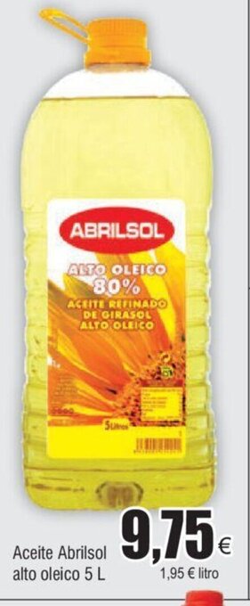 FROIZ Aceite Abrilsol alto oleico 5 L oferta