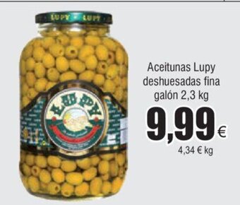 FROIZ Aceitunas Lupy deshuesadas fina galón 2,3 kg oferta