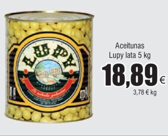 FROIZ Aceitunas Lupy lata 5 kg oferta