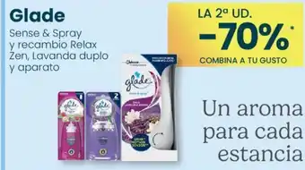 Clarel Glade Sense & Spray y recambio Relax Zen, Lavanda duplo y aparato oferta