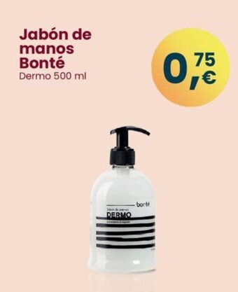 Clarel Jabón de manos Bonté Dermo 500 ml oferta