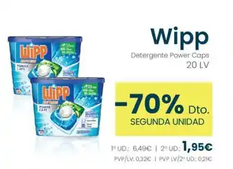 Clarel Wipp Detergente Power Caps 20 LV oferta