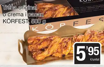 SPAR Fragadis KÖRFEST Trena original o crema i cacau 500G oferta