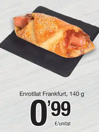 SPAR Fragadis Enrotllat Frankfurt 140g oferta