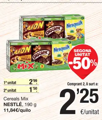 SPAR Fragadis Nestlé Cereals Mix 190g oferta