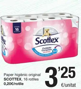 SPAR Fragadis Scottex Paper higienic original oferta