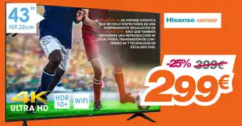 Pascual Martí Hisense 43A7100F 43" 109,22cm oferta