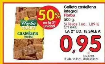 Alimerka Florbu Galleta Castellana Integral 500g oferta