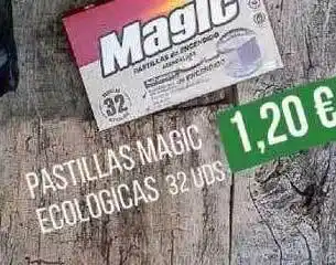 Alimerka Pastillas Magic Ecologicas 32 uds oferta