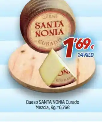 Alsara Supermercados Queso Santa Nonia Curado Mezcla oferta