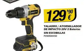 Ideal Bricolaje Taladro Atornillador De Impacto 20v 2 Baterias Sin Escobillas oferta