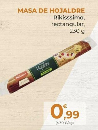SPAR MASA DE HOJALDRE oferta