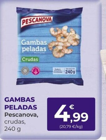 GAMBAS PELADAS Pescanova, crudas, 240 g