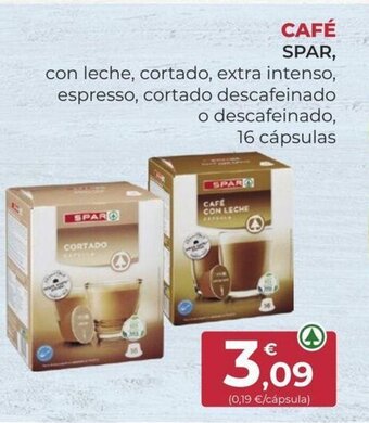 SPAR CAFÉ SPAR, oferta