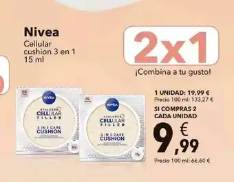 Clarel Nivea Cellular Cushion 3 En 1 15 Ml oferta