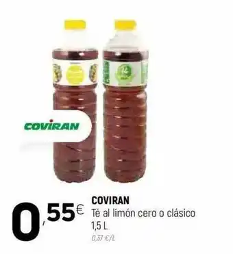 Coviran Coviran Té Al Limón Cero O Clásico 1.5L oferta