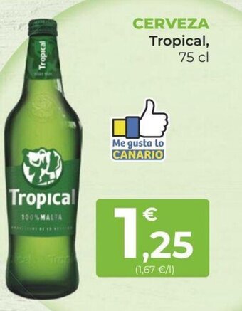 SPAR CERVEZA Tropical, 75 cl oferta