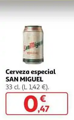 Alcampo San Miguel Cerveza Especial 33cl oferta