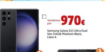 CeX Samsung galaxy s23 ultra dual sim 256gb phantom black, libre a oferta