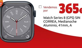 CeX Watch series 8 (gps) sin correa, medianoche aluminio, 41mm, a oferta