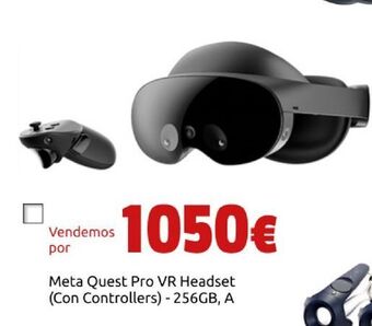 CeX Meta quest pro vr headset (con controllers) - 256gb, a oferta