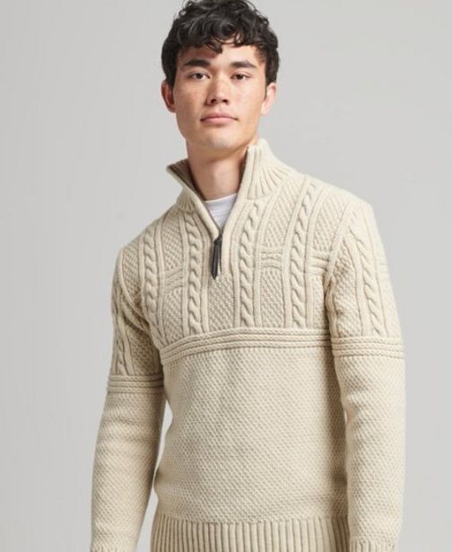 Superdry Jersey con cuello panadero jacob oferta